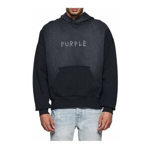 Purple Brand Hoodie Heavyweight Fleece PO Mens Black P401